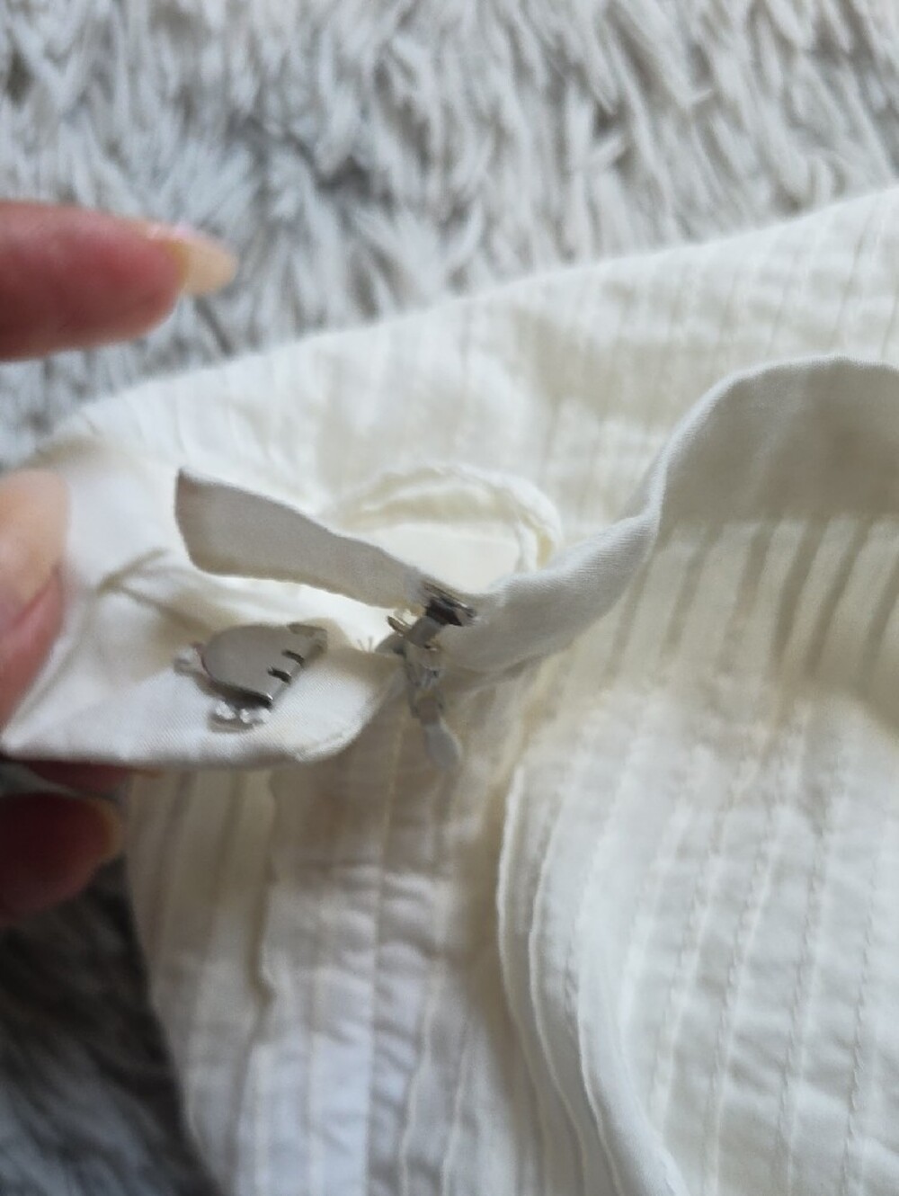 Ralph Lauren White Eyelet Mini Skirt - Picture 6 of 6